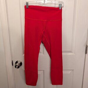 Red lululemon Leggings